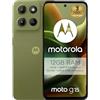 Motorola Moto g15 12 GB (4 GB+8 GB RAM Boost)/128 GB Verde, Spagna, Schermo da 6,72 FHD+, Sistema di fotocamere da 50 MP e Obiettivo Ultra Grandangolo, Batteria 5200 mAh, Ricarica TurboPower, Pelle