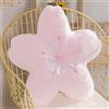 Monivi Sakura - Cuscino Kawaii, 45 x 45 cm, in finta pelliccia, colore: Rosa
