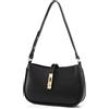 Travistar Borsetta Tracolla Donna Piccola Borsa a Spalla Donna Ragazza Borsette PU Pelle Borse a Mano Pochette Elegante Antifurto Chiusura con Cerniera, Nero