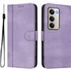 Generic Custodia per Xiaomi Redmi 15 4G Flip Cover Caso Retro in PU Pelle Portafoglio Custodia Carta Fessura Supporto Chiusura Magnetica Cover per Xiaomi Redmi 15 4G, Viola