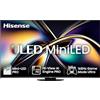 Hisense TV 75 Mini-LED 165Hz 4K 2025 75U8Q, Octagonal Stand, Dolby Atmos Multi-Channel Surround 4.1.2, Smart TV VIDAA U9 con 1000+APP, Dolby Vision IQ, HDR 10+, 165Hz Game Mode Ultra, Alexa Built-in,