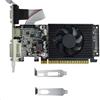 Fangxuee Scheda Grafica GT210 1GB DDR3 64Bit PCIE 2.0 40nm GPU Scheda Video Desktop Compatibile +VGA+DVI con 2 Deflettori