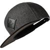 Cadency Snapback Caps Uomo Harbour Grigio Scuro Patch 100% Cotone Taglia unica Donna Unisex Misura Regolabile