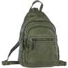 Bear Design - Zaino in pelle, da donna, colore: Verde