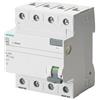 Siemens 5SV - Interruttore differenziale clase-ac 4 poli 40 A 500 mA 70 mm