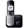 Panasonic (TG. Standard) Telefono Fisso Panasonic Corp. KX-TG6851S 1,8' LCD Nero - NUOVO