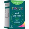 Erba Vita Energy - Focus Work and Study Integratore Funzioni Cognitive ed Energia Fisica e Mentale, 15 Stick Orosolubili
