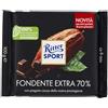 RITTER SPORT Fondente 70% Cacao, Tavoletta di Cioccolato Extra Fondente con Pregiato Cacao, Cacao 100% Certificato Sostenibile, 100g
