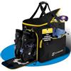 STYNGARD Borsa per scarponi da sci con scomparto per casco e scomparto ventilato [54 L] - Modelo SÖLDEN (Nero-giallo)