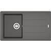 Franke Basis BFG 611 - 86, pietra grigio granito lavandino lavello cucina lavello da incasso