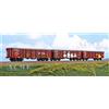 ACME 45199 DB Cargo set di tre carri Tamns895 con pezzature e graffiti,