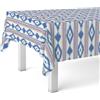 ECOMMERC3 | Tovaglia in tela cerata rettangolare dimensioni 240 x 140 cm - stile, durata e facile pulizia per il tuo tavolo - Tovaglia in tela cerata antimacchia e impermeabile - Mallorca Multicolore