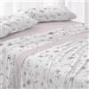 Burrito Blanco | Completo lenzuola | Letto da 90 cm. (+misure disponibili) | Design 048 | Colore Nude (90 x 190/200 cm)