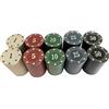 POKER CHIP SHOP 200 fiches da casinò numerate per roulette da poker, 40 x 5 colori