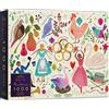Elena Essex Puzzle natalizio - 12 giorni di Natale | Puzzle natalizi 1000 pezzi | Dettagli in lamina d'oro | Dimensioni puzzle 71,1 x 50,8 cm | Elena Essex Puzzles