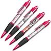 DV DESIGN Set di 4 penne a sfera rosa Parigi - Francia francese inchiostro nero viaggio vacanza Torre Eiffel Amici Ragazzi Ragazze Uomini Donne Tema Pen #81351