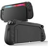 KIWIHOME P2 Dockable per Switch 2 Case 2025, Impugnatura ergonomica antiscivolo Custodia protettiva anti-caduta Accessori per Switch 2 Case, Nero