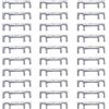 OTOTEC 30PCS 50A Amp Auto Flat Fusibile Striscia Link Diesel Glow Plug Relè Accessori Classici Parti di Ricambio per Auto Camion Automotive Tono Argento In Lega di Zinco DC 32V