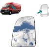Autocraft Specchio retrovisore esterno con riscaldamento (sbrinante) lato conducente (anteriore sinistro) compatibile per Jumper Ducato e Boxer dal 2006 OEM 8151LJ 6431922 in poi