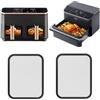Zouwel Protezione anti-spruzzi in acciaio inox per friggitrice ad aria calda COSORI Dual Blaze TwinFry 10L/ Cosori CAF-R901-AEU 8,5L, accessorio per friggitrice ad aria calda per 2 camere Dual Zone Air fryer