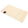 Daunex Tappeto Kris in Puro Cotone Stonewashed con lavorazione jacquard (70x140 cm, Naturale)