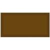 mubusi Tappeto Vinile Cucina Sala - Varie Dimensioni - (Cornice Marrone 50x100 cm)