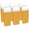 Generico AlmaprofShop Ceretta Rullo, Miele, Cera Depilatoria, Ceretta, Ricarica Ceretta Rullo 6 x 100ml, Rullo Ceretta, Universale, Ricariche Ceretta A Rullo, Cera Depilatoria Rullo (6)