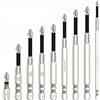 KkvoGmle Set di 9 punte per cacciavite Torx, set di punte magnetiche con cacciavite a cricchetto, set di punte in acciaio K5 antiscivolo per cacciaviti, trapano a percussione, chiave a cricchetto, ecc