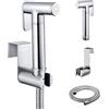DQZSY Spruzzatore per WC per bidet a mano - Spruzzatore per bidet - Per l'igiene personale e lo spray per WC per laghetti (set di 3 pezzi))