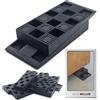 Ante bellum Distanziatori in plastica per pavimenti, finestre e porte, cunei in plastica per un montaggio efficace, distanziatori in laminato, infrangibili, collegabili, in tre misure 150 x 43 x 20 mm (100 pezzi)