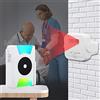 DAYTEE DAYTECH Allarme con Sensore di Movimento per Interni per Assistente Cercapersone Allarme per Camera da Letto e Prevenzione Cadute per Pazienti Anziani con Demenza Monitoraggio Anziani Sistema di