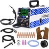 Reboot Saldatrice MIG 200AMP 230V RBM2000 | 5 in 1 (Con Gas/Senza Gas, Lift TIG, MMA, Punto) | Invertitore Display LED | Modello Aggiornato + Guanti Gratuiti
