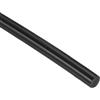 QUARKZMAN Nastro Tenuta Schiuma Silicone 8mm 5 m 16ft Guarnizione Rotondo in Schiuma di Gomma Corda Spugna Nero Solida Nastro Isolante per Porte e Finestre