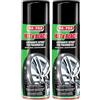 Ma-Fra Fast & Black, Lucidante Spray Antistatico per Pneumatici, Pratico, Veloce, Ravviva Il Colore Originale delle Gomme, Previene Screpolature, Formato 500ml (Confezione da 2)