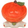 Generic Ciotola rialzata a forma di frutta per gatti, inclinata di 15°, capacità 245 ml, base antiscivolo, perfetta per cani e gatti di piccola taglia, accessorio da pranzo alla moda