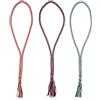 Pfiff 102932 - Anello rotondo intrecciato per cavalli, regolabile, lunghezza 170 cm, colore: Arancione/Bianco