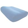 Edda Lux Federa adatta al Tempur Original cuscino S, M, L e XL, 50 x 31 cm, in morbido jersey di 100% cotone per guanciali da collo, Azzurro