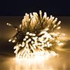 pille gartenwelt Catena luminosa a LED bianca calda con batteria e timer, lunghezza 14,5 m, 192 LED, adatta per interni ed esterni, con timer e 8 programmi