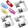 Set di piedini per macchina da cucire con orlo arrotolato stretto (4 mm e 6 mm) – adatto a tutti gli steli bassi Singer, Brother, Babylock, Euro-Pro, Janome, Kenmore, White, Juki, Simplicity