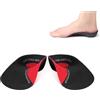 JSHshield 3/4 Solette Ortesiche Originali Supporti per Arco Plantare Inserti per Scarpe per Fascite Plantare, Piedi Piatti, Dolore allo Sperone Calcaneare del Piede di Sollievo