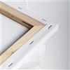 Tecnoteam 2 Telai con Tela per Pittori, Legno di Abete con traversa/Tela Cotone 100% Grana Media cm 70x100x1,7 cm Set di 2PZ