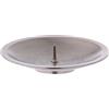 Holyart Portacandele con spuntone Ottone Argentato