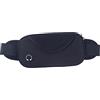 LaoZan Marsupio Uomo Donna Unisex Marsupio Impermeabile Marsupio Cintura Regolabile Singola Spalla per Running Corsa Ciclismo Escursionismo Casuale Bicicletta (Nero,2.5 * 11cm
