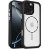 iVoler Cover Magnetica per iPhone 16, [Compatibile con MagSafe] [Protezione Antiurto di Grado Militare] Custodia Traslucida Opaca Posteriore Sottile Silicone Protettiva Case