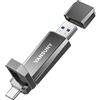 Vansuny SSD Esterno 960 GB, Chiavetta USB 3.2 Gen 2 Pen Drive fino a 1000 MB/s, Memoria Esterna Type-C + USB-A per Smartphone, PC, Portatile, Mac, PS5