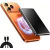 ZZJTPA 0.8 cm Power Bank Magnetico, Ultra Sottile Magnetico Power Bank con PD 20W Ricarica Veloce con cavo C-C (1M), Caricatore Portatile Magnetico Compatibile con iPhone