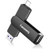 fanxiang SSD esterno da 960GB fino a 2000MB/s - Type-C e USB A 3.2 Gen2 - SSD Esterno Portatile senza cavi Adatto per PC, laptop, Xbox e PS5 - FF951