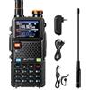 BAOFENG UV-5RM PLUS GPS Walkie Talkie, 10W radio bidirezionale a lungo raggio multibanda, 1,77 schermo a colori, 2500 mAh batteria, 640 CH 10 zone, per avventure, conversazioni di gruppo