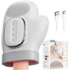 DentJet Massaggiatore manuale intelligente con sollievo dalla compressione del calore, per artrite e sollievo dal tunnel carpale, massaggiatore elettrico shiatsu da polso/dito/palmo