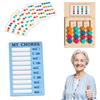agctrler Occupazione Demenza con Memo-Boards To Do List, Aggiornamento Gioco di Memoria Colorato in Legno per Anziani, 12 Carte, Attivazione Cognitiva, Facile da Afferrare